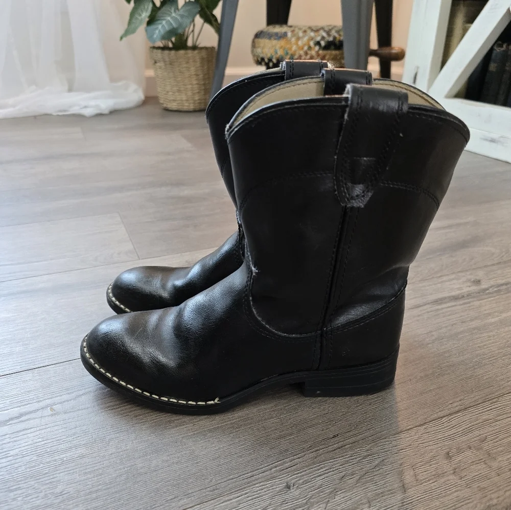 Bronco Cowboy Weatern Boots Kids Size 2 Unisex Cowgirl Outdoors Rodeo Festival
